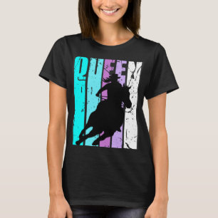 Rodeo Queen Barrel Racing Race Racer Women Turquoi T-Shirt