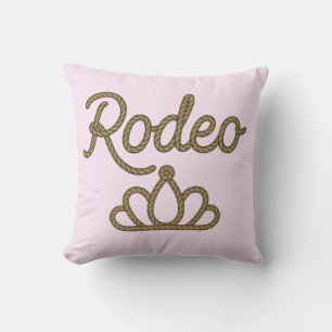 Rodeo Queen Country Western Tiara Crown Cushion