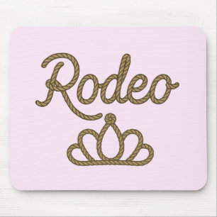 Rodeo Queen Country Western Tiara Crown Mouse Pad