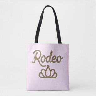 Rodeo Queen Country Western Tiara Crown Tote Bag