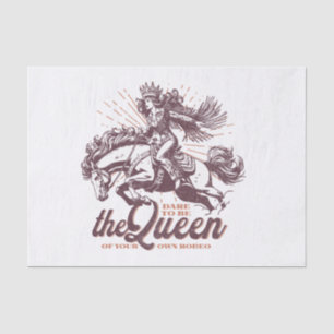 Rodeo Queen Decoupage Tissue Tissue Paper