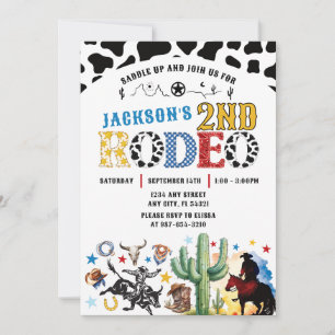 Rodeo Roundup Birthday Invitation
