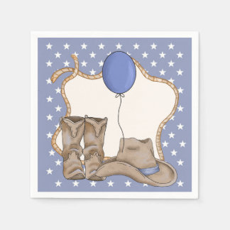 Rodeo Themed Birthday Party Napkin for Little Boys