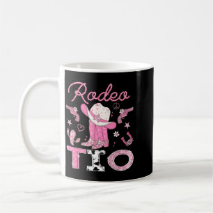 Rodeo Tio 1st Birthday Pink Boots Disco Cowgirl Coffee Mug