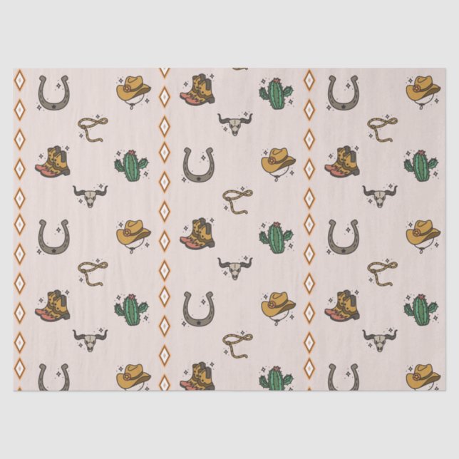 Rodeo Tissue Paper (Front)