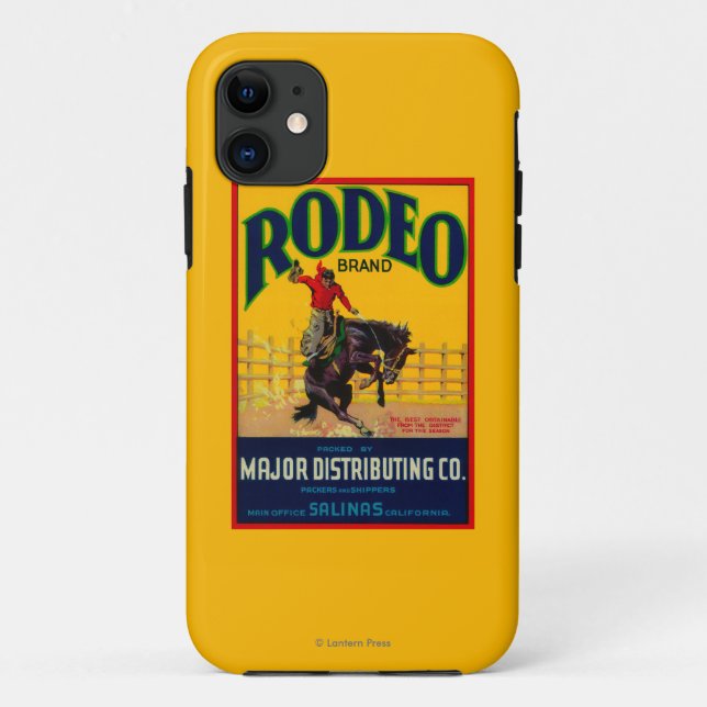 Rodeo Vegetable LabelSalinas, CA Case-Mate iPhone Case (Back)