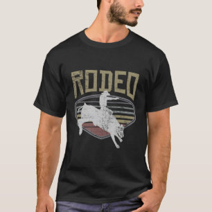 Rodeo Vintage Retro Style Bull Riding Gift T-Shirt
