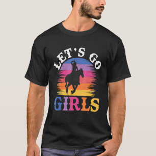 Rodeo Western Country Southern Cowgirl hat Let's G T-Shirt
