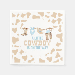 Rodeo Western Cowboy Baby Shower Napkin