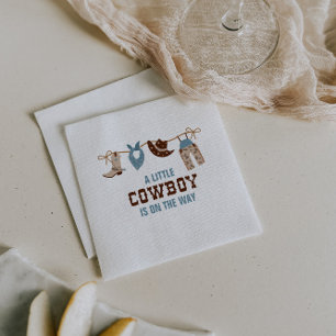 Rodeo Western Cowboy Baby Shower Napkins