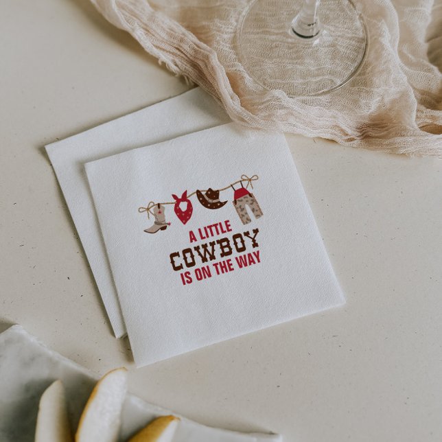 Rodeo Western Cowboy Baby Shower Paper Plates Napk Napkin (Creator Uploaded)