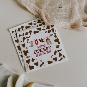 Rodeo Western Cowboy Baby Shower Paper Plates Napkin