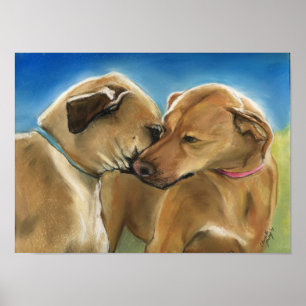 Rodesian Rigeback Dog Art Print
