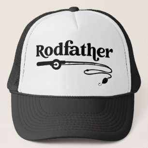 Rodfather fishing rod fathers that love to fish trucker hat