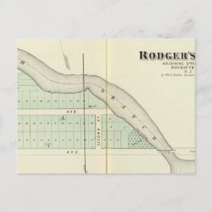 Rodger's Park, adjoining Spring Lake Postcard