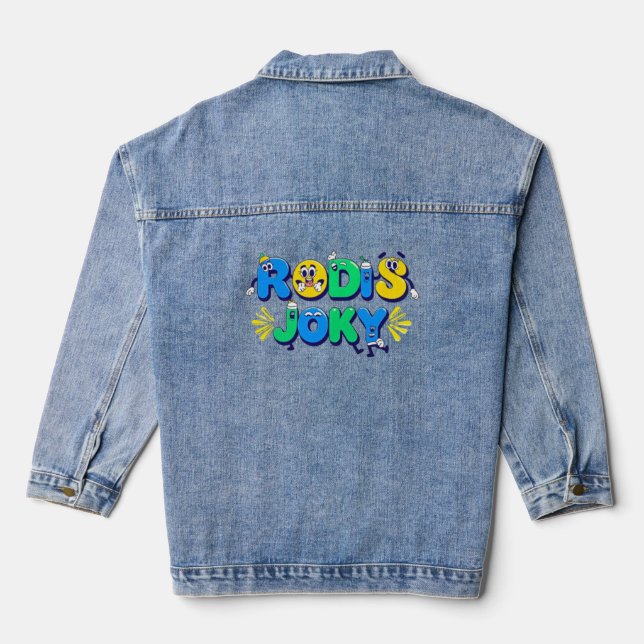 Rodis JOKY Cartoon Tee Denim Jacket (Back)