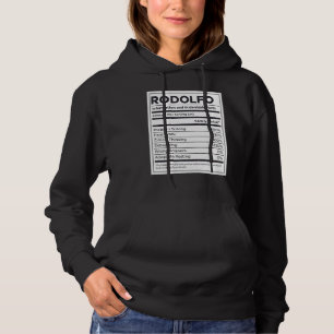 Rodolfo Nutrition Information Problem Solving Hard Hoodie