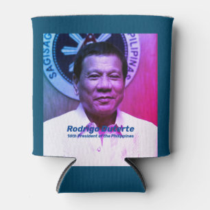 Rodrigo Duterte, 16th President of the Philippines Can Cooler
