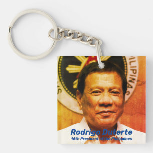 Rodrigo Duterte, 16th President of the Philippines Key Ring