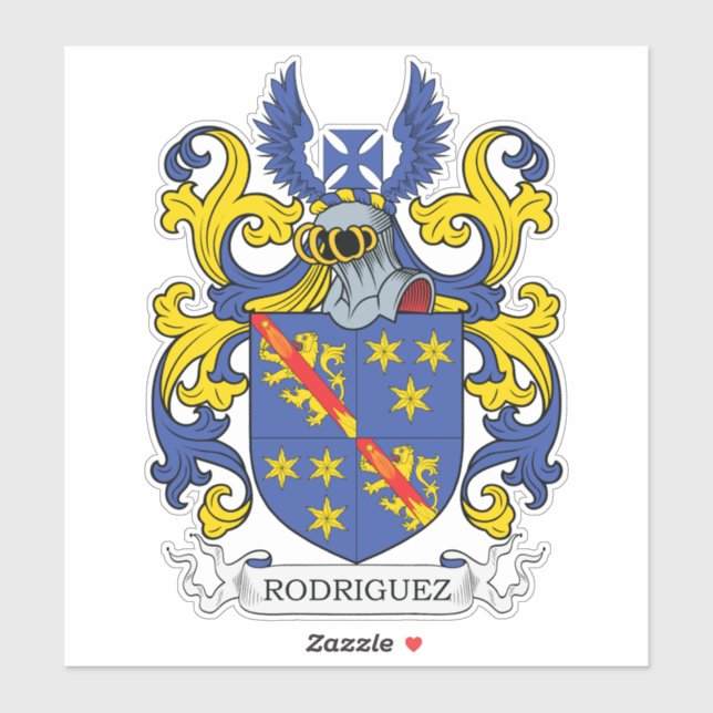 Rodriguez Family Crest (Sheet)