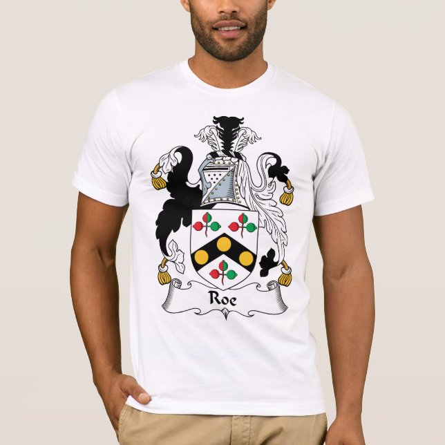 Roe Family Crest T-Shirt (Front)