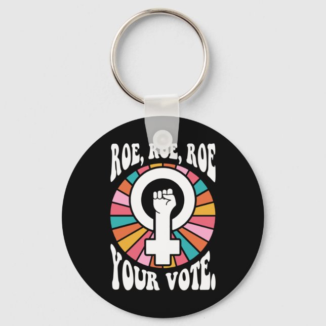 ROE ROE ROE YOUR VOTE  88 KEY RING (Front)