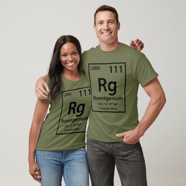 Roentgenium Element (black) T-Shirt (Unisex)
