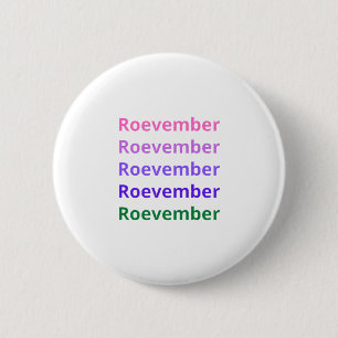 Roevember 6 Cm Round Badge