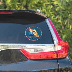 Roevember is Coming Rosie the Riveter Car Decal