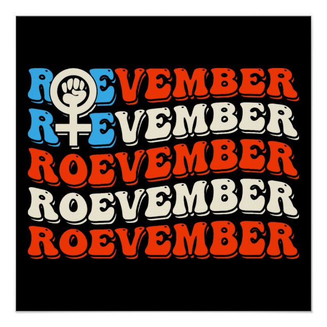 Roevember November 24 Election  Poster (Front)