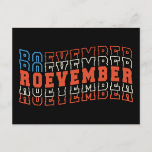 Roevember November  Postcard