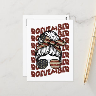Roevember November  Postcard