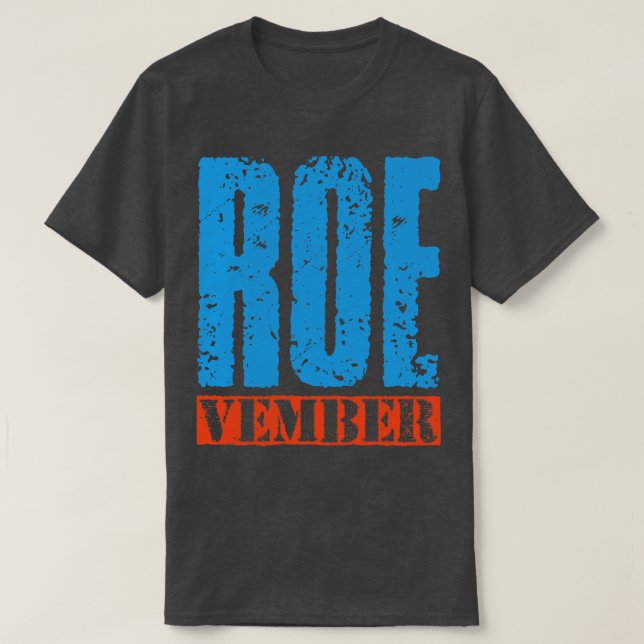 Roevember Vintage Retro Text T-Shirt (Design Front)