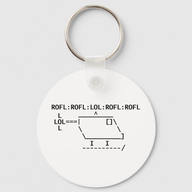 ROFLcopter Key Ring (Front)