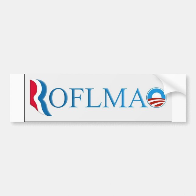 ROflmao Bumper Sticker (Front)