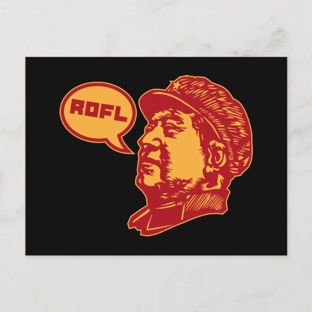ROFLMAO POSTCARD (Front)