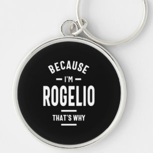 Rogelio Personalised Name Birthday Key Ring