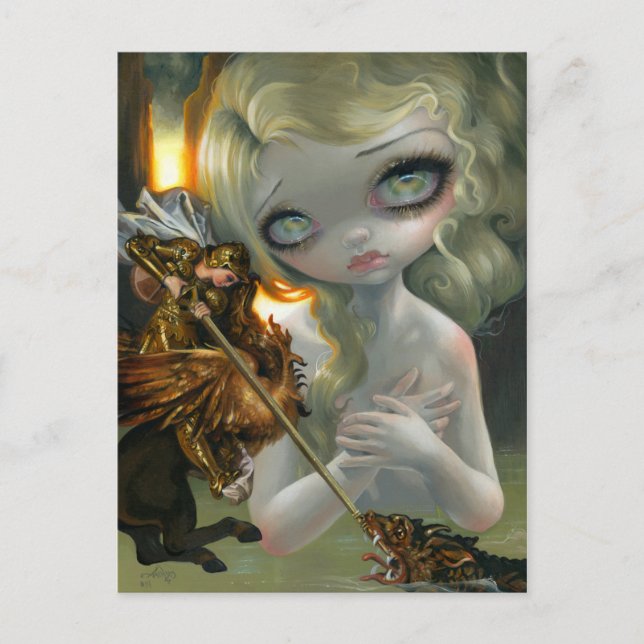 "Roger and Angelica" Postcard (Front)