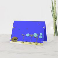 Roger and the Blowfish...Birthday Card.