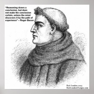 Roger Bacon "Experience Quote" Poster