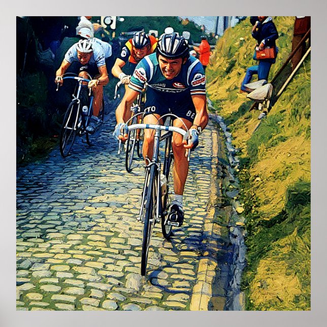 Roger de Vlaeminck Tour of Flanders 1978 Poster (Front)