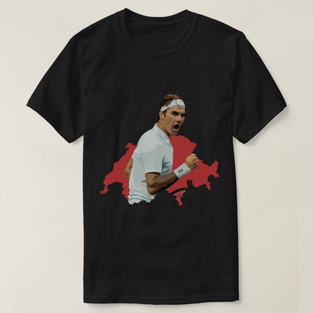 Roger Federer (2) T-Shirt (Design Front)