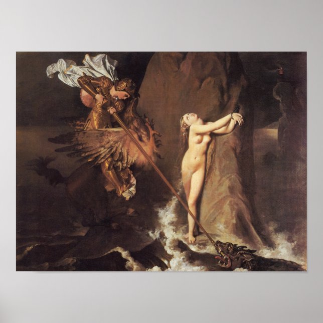 Roger Freeing Angelica Poster (Front)