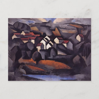 Roger Fresnaye- Landscape at Ferte Soud Jouarre Postcard