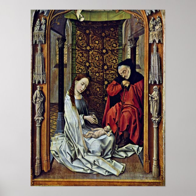 Rogier van der Weyden - Birth of Christ Poster (Front)