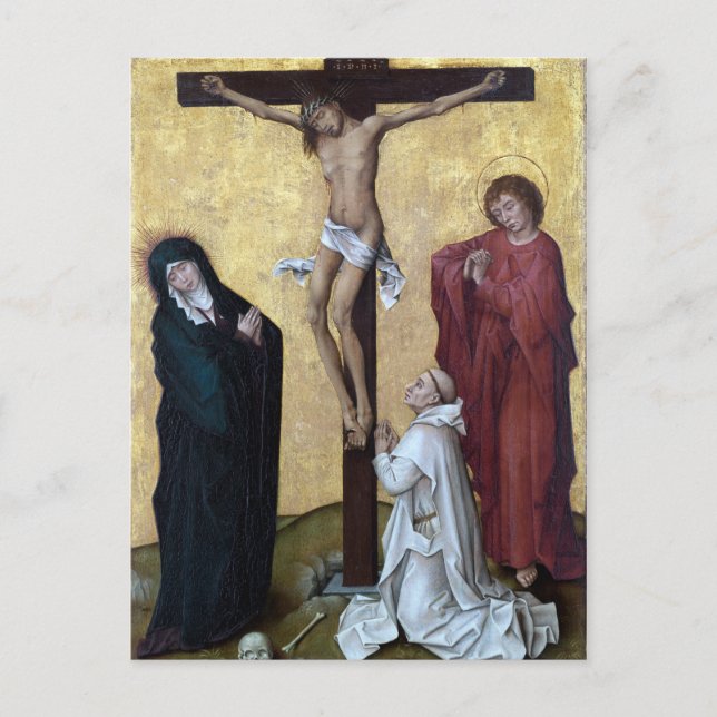 Rogier van der Weyden The Crucifixion Postcard (Front)