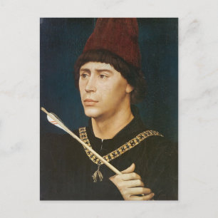 Rogier Weyden- Portrait of Antoine Postcard