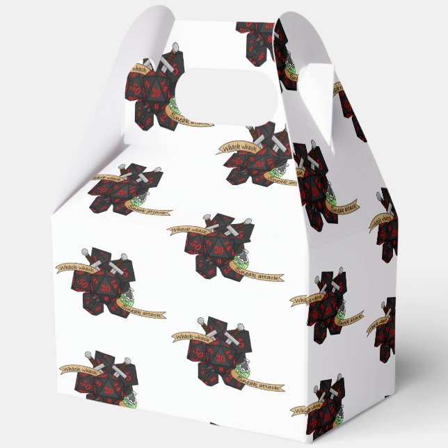 Rogue Dice Design Favour Box (Back)