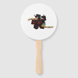 Rogue Dice Design Hand Fan