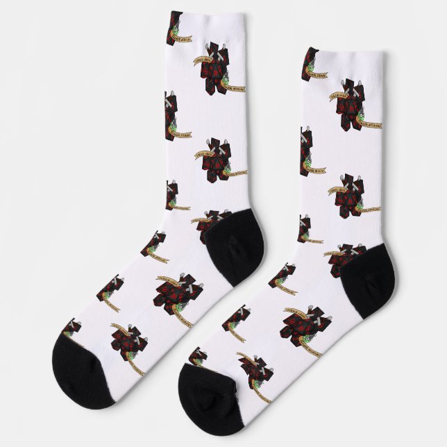 Rogue Dice Design Socks (Left)
